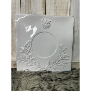 A&B 10in Ceramic Square Dinner Plate